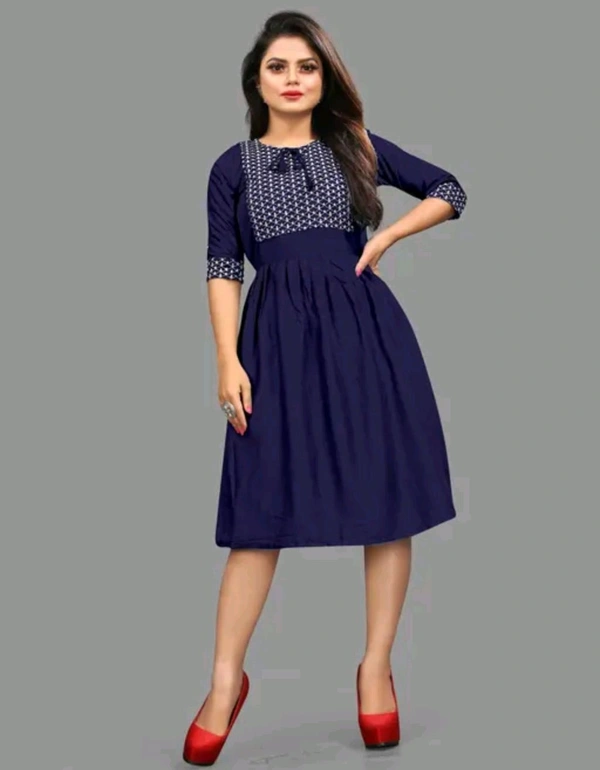 Womsn Frock Girl Cloth Cotton Froq western dress for women
Name: western dress for women
Fabric: Viscose Rayon
Sleeve Length: Three-Quarter Sleeves
Pattern: Embroidered
Net Quantity (N): 1
Sizes:
S, M, L, XL, XXL
A good quality dress for women. It will give them a classy and comfort look.This is designed as per the latest trends to keep you in sync with high fashion - L