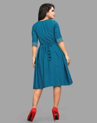 Womsn Frock Girl Cloth Cotton Froq western dress for women
Name: western dress for women
Fabric: Viscose Rayon
Sleeve Length: Three-Quarter Sleeves
Pattern: Embroidered
Net Quantity (N): 1
Sizes:
S, M, L, XL, XXL
A good quality dress for women. It will give them a classy and comfort look.This is designed as per the latest trends to keep you in sync with high fashion - S