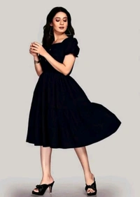 Cotton Frock Stylish Womsn Frock Girl Cloth Cotton Froq western dress for women
Name: western dress for women
Fabric: Viscose Rayon
Sleeve Length: Three-Quarter Sleeves
Pattern: Embroidered
Net Quantity (N): 1
Sizes:
S, M, L, XL, XXL
A good quality dress for women. It will give them a - L