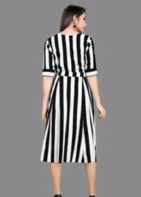 Black And White Lining Cotton Frock Stylish Womsn Frock Girl Cloth Cotton Froq western dress for women
Name: western dress for women
Fabric: Viscose Rayon
Sleeve Length: Three-Quarter Sleeves
Pattern: Embroidered
Net Quantity (N): 1
Sizes:
S, M, L, XL, XXL
A good quality dress for women. It will give them a - M