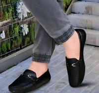NEW TRENDY BLACK LOAFER
Name: NEW TRENDY BLACK LOAFER
Material: Synthetic
Sole Material: Pvc
Fastening: Slip On
Toe Shape: Round Toe
Net Quantity (N): 1
M.D. Loafer shoes are so comfortable shoes and wearing them looks very good.
Sizes:
IND-6 (Foot Length Size: 25 cm, Foot Width Size: 10 cm)
IND-7 (Foot Length Size: 26 cm, Foot Width Size: 10.1 cm - 9
