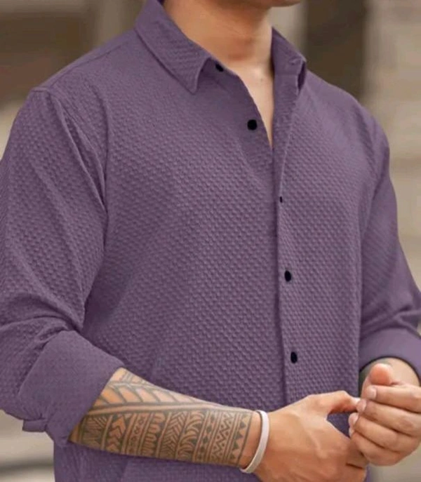 Purple Shirt Under 100 Boy Shirt Man Shirts Korian Style Shirt For Men Trendy Designer Men Shirts
Name: Trendy Designer Men Shirts
Fabric: Cotton Blend
Sleeve Length: Long Sleeves
Pattern: Striped
Net Quantity (N): 1 old Mony
- L