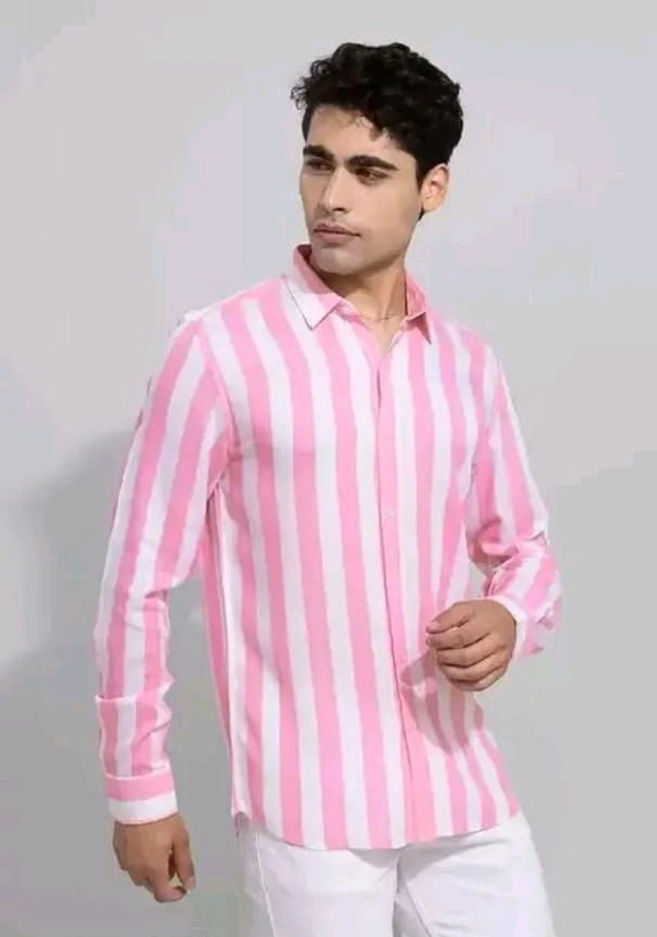 Pink Lining Shirt Under 100 Boy Shirt Man Shirts Korian Style Shirt For Men Trendy Designer Men Shirts
Name: Trendy Designer Men Shirts
Fabric: Cotton Blend
Sleeve Length: Long Sleeves
Pattern: Striped
Net Quantity (N): 1
- Xl