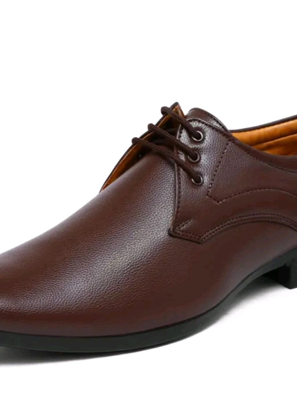 Groofer Men's Brown Sythentic Leather Formal SHoes
Name: Groofer Men's Brown Sythentic Leather Formal SHoes
Material: Syntethic Leather
Sole Material: PVC
Sizes:
IND-6 (Foot Length Size: 25.4 cm)
IND-7 (Foot Length Size: 26.1 cm)
IND-8 (Foot Length Size: 26.8 cm)
IND-9 (Foot Length Size: 27.5 cm)
IND-10 (Foot Length Size: 28.2 cm - 6