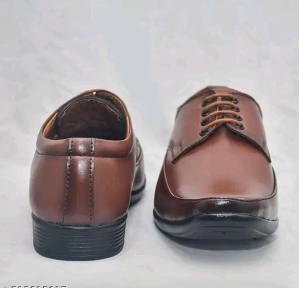 Formal Shoes For Men
Name: Formal Shoes For Men
Material: Syntethic Leather
Sole Material: PVC
Fastening & Back Detail: Lace-Up
Pattern: Solid
Sizes:
IND-6 (Foot Length Size: 26.4 cm)
IND-7 (Foot Length Size: 27.1 cm)
IND-8 (Foot Length Size: 27.8 cm)
IND-9 (Foot Length Size: 28.1 cm)
IND-10 (Foot Length Size: 28.8 cm)
Country of Origin: India - 8