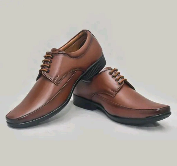 Formal Shoes For Men
Name: Formal Shoes For Men
Material: Syntethic Leather
Sole Material: PVC
Fastening & Back Detail: Lace-Up
Pattern: Solid
Sizes:
IND-6 (Foot Length Size: 26.4 cm)
IND-7 (Foot Length Size: 27.1 cm)
IND-8 (Foot Length Size: 27.8 cm)
IND-9 (Foot Length Size: 28.1 cm)
IND-10 (Foot Length Size: 28.8 cm)
Country of Origin: India - 10