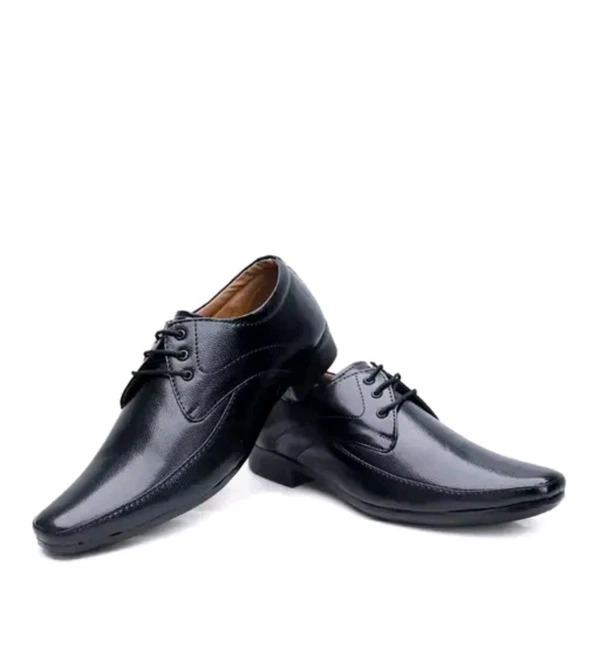 Formal shoe
Name: Formal shoe
Material: Synthetic
Sole Material: PU
Fastening & Back Detail: Lace-Up
Pattern: Solid
Net Quantity (N): 1
Best comfortable form men its party wear shoe
Sizes:
IND-6, IND-7, IND-8, IND-9, IND-10
Country of Origin: India - 6