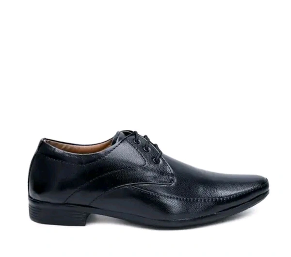 Formal shoe
Name: Formal shoe
Material: Synthetic
Sole Material: PU
Fastening & Back Detail: Lace-Up
Pattern: Solid
Net Quantity (N): 1
Best comfortable form men its party wear shoe
Sizes:
IND-6, IND-7, IND-8, IND-9, IND-10
Country of Origin: India - 9