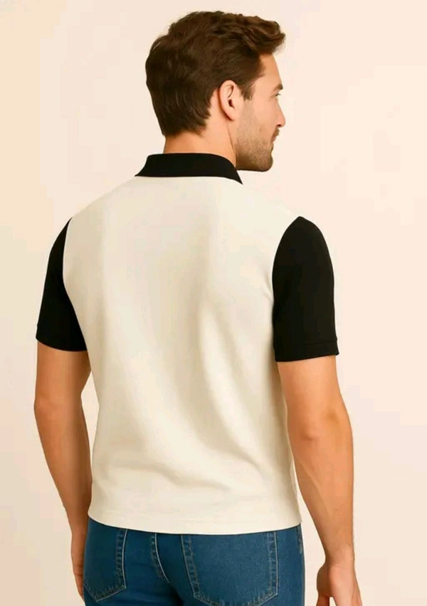 men tshirt
Name: men tshirt
Fabric: Cotton
Sleeve Length: Short Sleeves
Pattern: Striped
Net Quantity (N): 1
Sizes:
S, M (Chest Size: 38 in, Length Size: 27 in)
L (Chest Size: 40 in, Length Size: 27.5 in)
XL (Chest Size: 42 in, Length Size: 28 in)
XXL
men polo neck half sleeves tshirt
Country of Origin: India - L