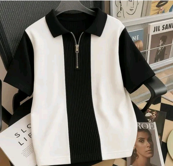 men tshirt
Name: men tshirt
Fabric: Cotton
Sleeve Length: Short Sleeves
Pattern: Striped
Net Quantity (N): 1
Sizes:
S, M (Chest Size: 38 in, Length Size: 27 in)
L (Chest Size: 40 in, Length Size: 27.5 in)
XL (Chest Size: 42 in, Length Size: 28 in)
XXL
men polo neck half sleeves tshirt
Country of Origin: India - Xl