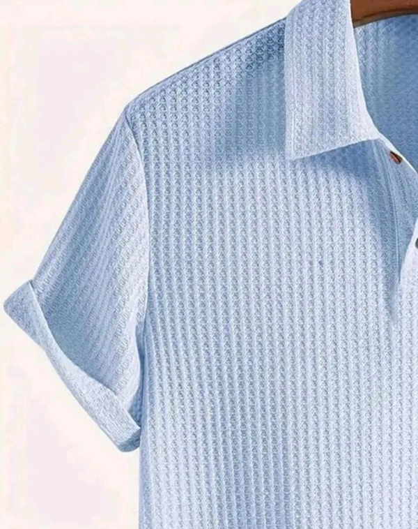 MarkTP Men's polo Textured Polo T-shirt
Name: MarkTP Men's Dark Green Textured Polo T-Elevate your everyday style with this waffle-knit polo t-shirt, blending casual comfort with a smart edge. Crafted from breathable cotton or cotton-blend fabric, the textured waffle weave adds depth and dimension while ensuring all-day comfort. Featuring a - Xl