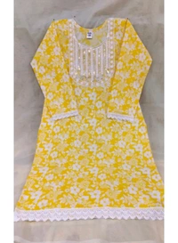 Yellow Woman Kurti Set Girl Dress Kurti Pant NEW DESING KURTA SET
Name: NEW DESING KURTA SET
Kurta Fabric: Cotton
Bottomwear Fabric: Cotton
Sleeve Length: Three-Quarter Sleeves
Pattern: Solid
Set Type: Kurta with Dupatta and Bottomwear
Stitch Type: Stitched
Net Quantity (N): Single
Sizes:
- Xl