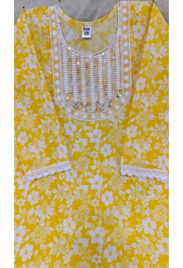 Yellow Woman Kurti Set Girl Dress Kurti Pant NEW DESING KURTA SET
Name: NEW DESING KURTA SET
Kurta Fabric: Cotton
Bottomwear Fabric: Cotton
Sleeve Length: Three-Quarter Sleeves
Pattern: Solid
Set Type: Kurta with Dupatta and Bottomwear
Stitch Type: Stitched
Net Quantity (N): Single
Sizes:
- Xl