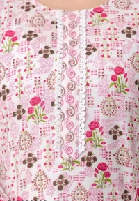 Pink And Light Blue Cotton Woman Kurti Pant Set Girl Kurta Set NEW DESING KURTA SET
Name: NEW DESING KURTA SET
Kurta Fabric: Cotton
Bottomwear Fabric: Cotton
Sleeve Length: Three-Quarter Sleeves
Pattern: Solid
Set Type: Kurta with Dupatta and Bottomwear
Stitch Type: Stitched
Net Quantity (N): Single
Sizes:
S - L