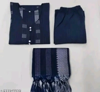 Blue Cotton Woman Kurti Pant Set Girl Kurta Set NEW DESING KURTA SET
Name: NEW DESING KURTA SET
Kurta Fabric: Cotton
Bottomwear Fabric: Cotton
Sleeve Length: Three-Quarter Sleeves
Pattern: Solid
Set Type: Kurta with Dupatta and Bottomwear
Stitch Type: Stitched
Net Quantity (N): Single
Sizes:
S - M