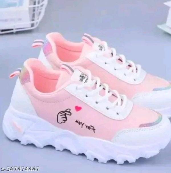 Pink Woman Shoes Sneakers New classy, trending and multy colour sports and casual sneakers for women and girls
Name: New classy, trending and multy colour sports and casual sneakers for women and girls
Material: Syntethic Leather
Sole Material: Airmix
Pattern: Colorblocked
Fastening & Back Detail: Lace-Up
Net Quantity (N): 1
- 9
