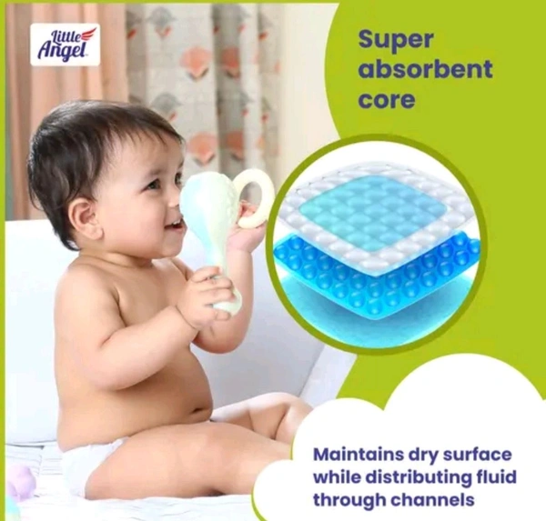 Pants diapers M (5-11KG) (80 Pcs)
Name: Pants diapers M (5-11KG) (80 Pcs)
Product Name: Little Angel Baby Diaper Pants, Medium (2 X Pack of 40)
Size: M
Net Quantity (N): 2
Little angel extra dry pants are made specially for the Indian baby. With first in category features like wetness indicator. Extra thin core designed to give superior absorbency and keep your little angel’s - S