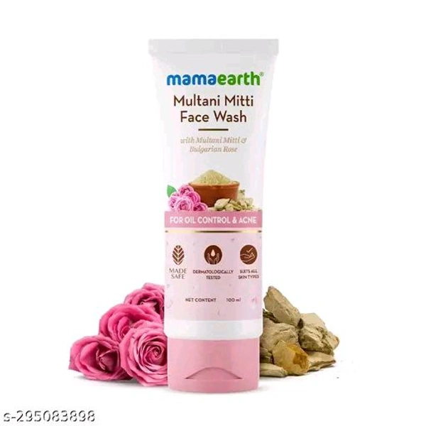 Multani Mitti Face Wash with Multani Mitti & Bulgarian Rose For Oil Control & Acne - 100 ml | Suits All Skin Types | Hydrating & Gentle | Paraben-Free | No Silicones | Sulphate-Free
Name: Multani Mitti Face Wash with Multani Mitti & Bulgarian Rose For Oil Control & Acne - 100 ml | Suits All Skin Types | Hydrating & Gentle | Paraben-Free | No Silicones