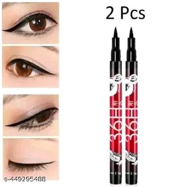 professional black 36h eyeliner pen waterproof eyeliner pencil pen pack of 2
Name: professional black 36h eyeliner pen waterproof eyeliner pencil pen pack of 2
Product Name: professional black 36h eyeliner pen waterproof eyeliner pencil pen pack of 2
Shade: Black
Type: Waterproof
Net Quantity (N): 2
Add On: Kajal
Country of Origin: India