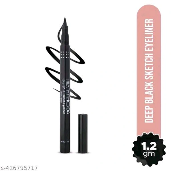 Deep Black Sketch Matte Eyeliner|Waterproof Eyeliner Pencil|Smudge-Proof Eyeliner|Firm Tip Eyeliner|DeepEyeliner|1.2G
Name: Deep Black Sketch Matte Eyeliner|Waterproof Eyeliner Pencil|Smudge-Proof Eyeliner|Firm Tip Eyeliner|Deep Black Eyeliner|Long-Lasting Eyeliner|Single-Stroke Application Eyeliner|1.2G Product Name: Hilary Rhoda Deep Black
Shade: Black
Type Water Proof