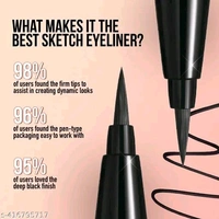 Deep Black Sketch Matte Eyeliner|Waterproof Eyeliner Pencil|Smudge-Proof Eyeliner|Firm Tip Eyeliner|DeepEyeliner|1.2G
Name: Deep Black Sketch Matte Eyeliner|Waterproof Eyeliner Pencil|Smudge-Proof Eyeliner|Firm Tip Eyeliner|Deep Black Eyeliner|Long-Lasting Eyeliner|Single-Stroke Application Eyeliner|1.2G Product Name: Hilary Rhoda Deep Black
Shade: Black
Type Water Proof