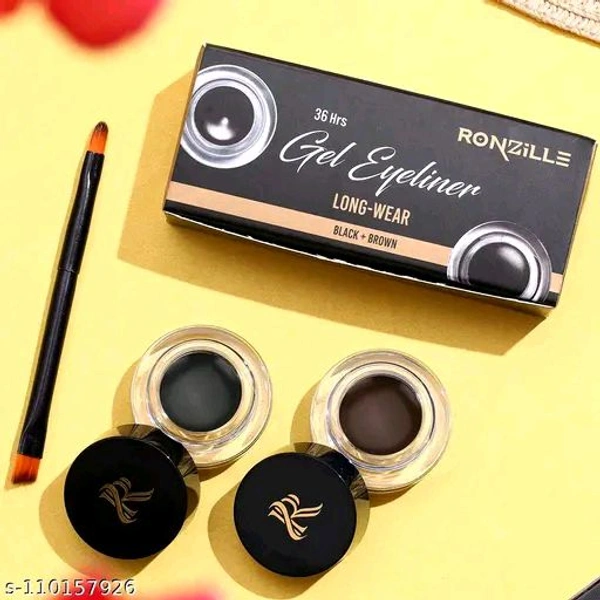 Black & Brown 2 in 1 Waterproofb & Smudge Proof 24hrs Gel Eyeliner /Gel Kajal 6 g
Name: Black & Brown 2 in 1 Waterproofb & Smudge Proof 24hrs Gel Eyeliner /Gel Kajal 6 g
Product Name: RONZILLE Black & Brown 2 in 1 Waterproofb & Smudge Proof 24hrs Gel Eyeliner /Gel Kajal 6 g
Type: Gel & Cream
Net Quantity (N): 1
Country of Origin: India