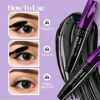 Extreme Lashes Mascara | Volumizing & Lengthening Mascara | Waterproof & Long Lasting |Clump-free Formula | Smudge-Proof & Non-sticky Mascara | 12ml
Name: Extreme Lashes Mascara | Volumizing & Lengthening Mascara | Waterproof & Long Lasting |Clump-free Formula | Smudge-Proof & Non-sticky Mascara | 12ml
Product Name: Hilary Rhode | Smudge-Proof | 12ml
Color: Black
Type: Waterproof