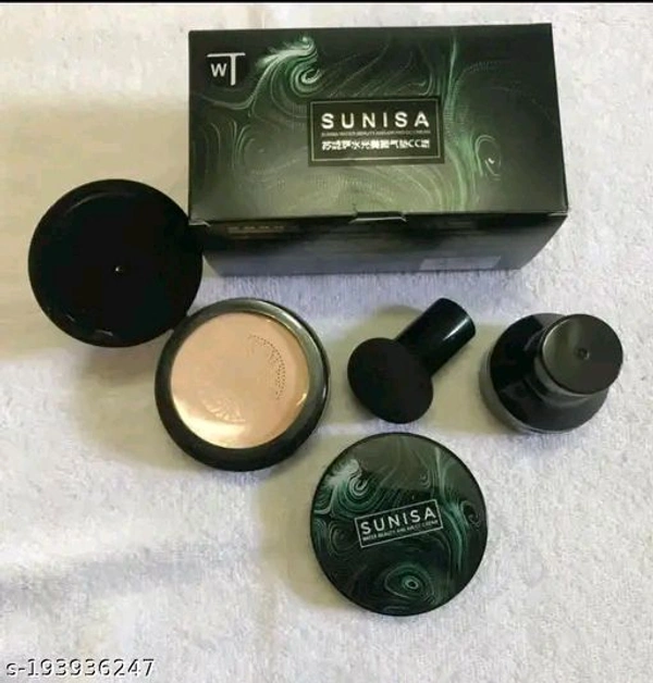 SUNISHA WITH PUFF
Name: SUNISHA WITH PUFF
Product Name: SUNISHA WITH PUFF
Flavour: Almond
Net Quantity (N): 2
Type: Mousse
Shade: Beige Vanilla
Finish: Natural
PREMIUM SUNISHA FOUNDATION KIT WITH INSIDE AIR CUSHION MUSHROOM LONG PUFF PACK OF 2 ITEMS
Country of Origin: India