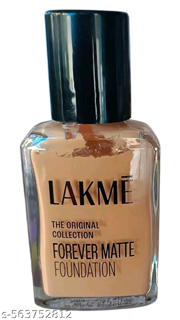 Lakmé Forever Matte Foundation – The Original Collection | Long-Lasting Matte Finish
Name: Lakmé Forever Matte Foundation – The Original Collection | Long-Lasting Matte Finish
Product Name: Lakmé Forever Matte Foundation – The Original Collection | Long-Lasting Matte Finish
Finish: Natural
Shade: Fair
Type: Liquid
Net Quantity (N): 1
