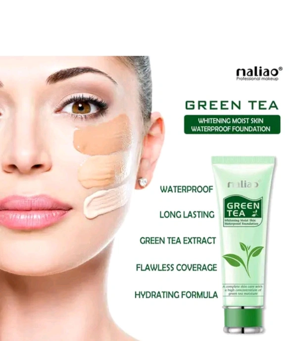 Green Tea Whitening Moist Skin Waterproof Foundation | Long-Lasting, Flawless Coverage (WHITE IVORY)
Name: Green Tea Whitening Moist Skin Waterproof Foundation | Long-Lasting, Flawless Coverage (WHITE IVORY)
Product Name: Maliao Green Tea Whitening Moist Skin Waterproof Foundation (white ivory)
Brand Name: Maliao
Finish: Natural
Type: Mousse
Net Quantity (N): 1