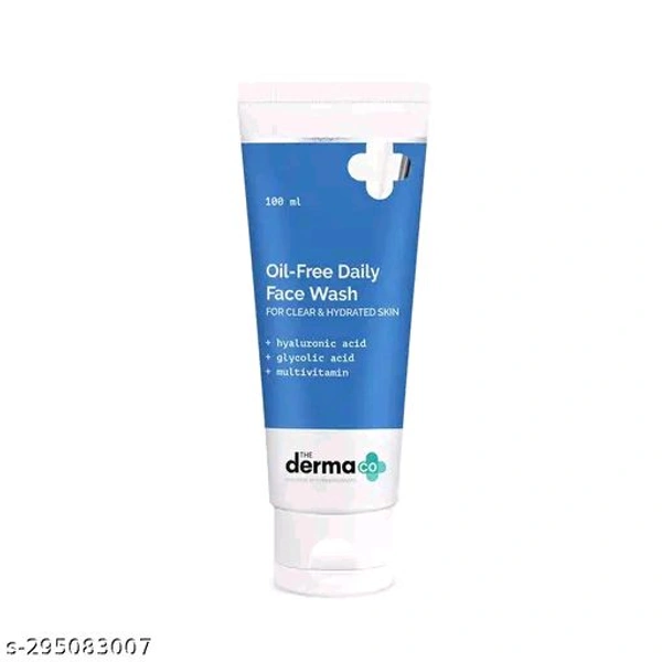 The Derma Co. Oil-Free Daily Face Wash With Hyaluronic Acid, Glycolic Acid & Multivitamins for Clear & Hydrated Skin - 100ml
Name: The Derma Co. Oil-Free Daily Face Wash With Hyaluronic Acid, Glycolic Acid & Multivitamins for Clear & Hydrated Skin - 100ml
Brand Name: The Derma Co
Brand: The Derma Co
Capacity: 100-200ml
Flavour: Unflavoured
Net Quantity (N): 1