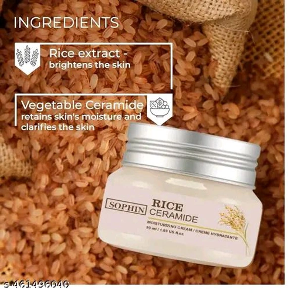 Rice Skin Whitening Cream & Facewash Look as U feel-Acne Care Face Cream, Face Cream For Oily Skin, Anti Pimple Cream, Face Cream For Women, Face Cream & Facewash For Men and Women 50 gm Each
Name: Rice Skin Whitening Cream & Facewash Look as U feel-Acne Care Face Cream,
Brand: SOPHIN
Capacity: 100-200gm
Flavour: Almond
Net Quantity (N): 1
Skin Type: All Skin Types