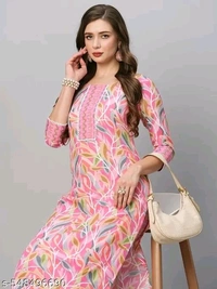 Pink cotton kurti with pent for women
Name: cotton kurti with pent for women
Kurta Fabric: Cotton
Bottomwear Fabric: Cotton
Kurta Color: Yellow
Bottomwear Color: Yellow
Sleeve Length: Three-Quarter Sleeves
Sleeve Styling: Regular
Neck: Round
Length: Calf Length
Pattern: Printed
Print or Pattern Type: Floral
Bottom Type: Pants
- L