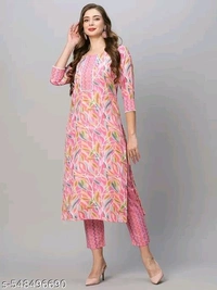 Pink cotton kurti with pent for women
Name: cotton kurti with pent for women
Kurta Fabric: Cotton
Bottomwear Fabric: Cotton
Kurta Color: Yellow
Bottomwear Color: Yellow
Sleeve Length: Three-Quarter Sleeves
Sleeve Styling: Regular
Neck: Round
Length: Calf Length
Pattern: Printed
Print or Pattern Type: Floral
Bottom Type: Pants
- L