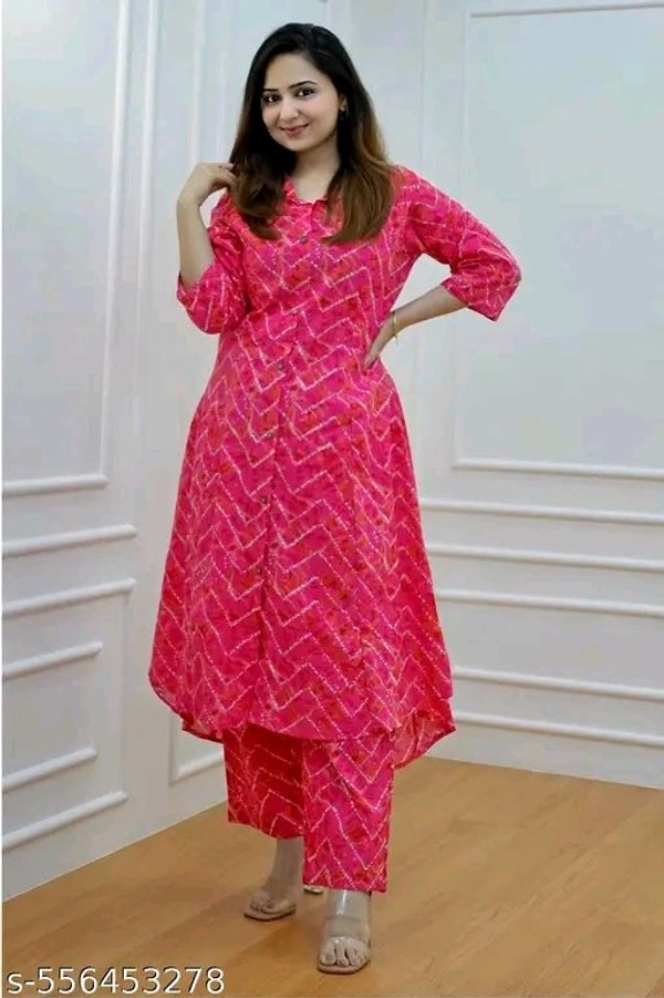 Red Kurti Set Girl cotton kurti with pent for women
Name: cotton kurti with pent for women
Kurta Fabric: Cotton
Bottomwear Fabric: Cotton
Kurta Color: Yellow
Bottomwear Color: Yellow
Sleeve Length: Three-Quarter Sleeves
Sleeve Styling: Regular
Neck: Round
Length: Calf Length
Pattern: Printed
Print or Pattern Type: Floral
Bottom Type: Pants
- M