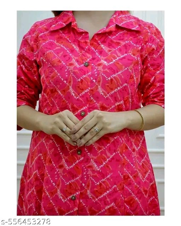 Red Kurti Set Girl cotton kurti with pent for women
Name: cotton kurti with pent for women
Kurta Fabric: Cotton
Bottomwear Fabric: Cotton
Kurta Color: Yellow
Bottomwear Color: Yellow
Sleeve Length: Three-Quarter Sleeves
Sleeve Styling: Regular
Neck: Round
Length: Calf Length
Pattern: Printed
Print or Pattern Type: Floral
Bottom Type: Pants
- L