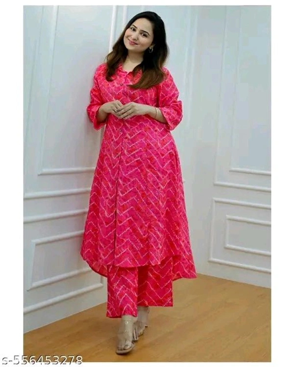 Red Kurti Set Girl cotton kurti with pent for women
Name: cotton kurti with pent for women
Kurta Fabric: Cotton
Bottomwear Fabric: Cotton
Kurta Color: Yellow
Bottomwear Color: Yellow
Sleeve Length: Three-Quarter Sleeves
Sleeve Styling: Regular
Neck: Round
Length: Calf Length
Pattern: Printed
Print or Pattern Type: Floral
Bottom Type: Pants
- Xl