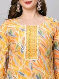Yellow kurti Pant Set Girlp cotton kurti with pent for women
Name: cotton kurti with pent for women
Kurta Fabric: Cottonp
Bottomwear Fabric: Cotton
Kurta Color: Yellow
Bottomwear Color: Yellow
Sleeve Length: Three-Quarter Sleeves
Sleeve Styling: Regular
Neck: Round
Length: Calf Length
Pattern: Printed
Print or Pattern Type: Floral
Bottom Type: Pants
- Xl