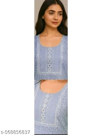 Blue cotton kurta set, ethnic kurta set for women, printed cotton kurta, women’s ethnic wear, traditional outfit, casual kurta set, festive kurta for women, comfortable daily wear kurta, cotton kurta set online, simple kurta for ladies
Sizes:
S - S