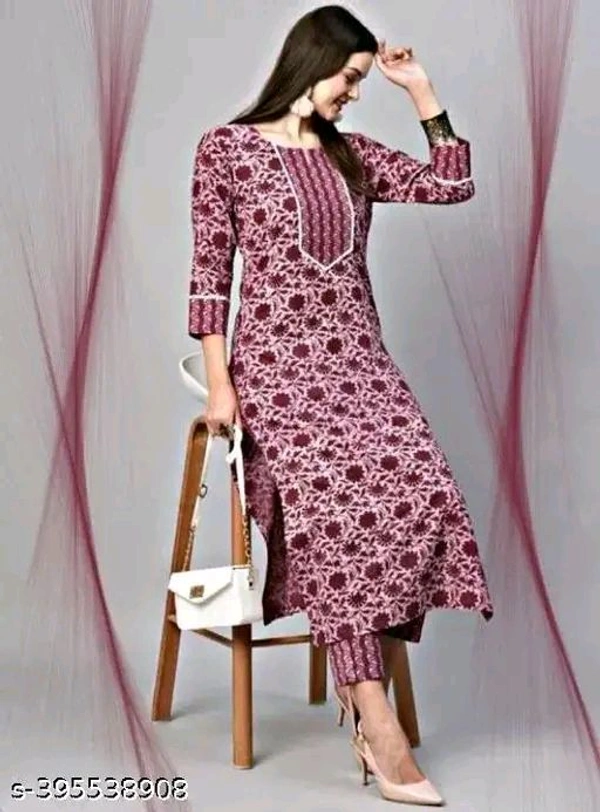 Women Cotton Blend, Kurta Pant Set
Name: Women Cotton Blend, Kurta Pant Set
Kurta Fabric: Cotton Blend
Bottomwear Fabric: Cotton Blend
Sleeve Length: Three-Quarter Sleeves
Set Type: Kurta With Dupatta And Bottomwear
Bottom Type: Pants
Pattern: Printed
Net Quantity (N): Single
- M
