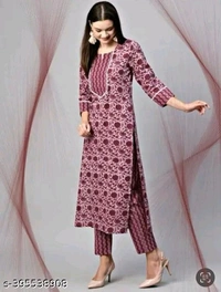Women Cotton Blend, Kurta Pant Set
Name: Women Cotton Blend, Kurta Pant Set
Kurta Fabric: Cotton Blend
Bottomwear Fabric: Cotton Blend
Sleeve Length: Three-Quarter Sleeves
Set Type: Kurta With Dupatta And Bottomwear
Bottom Type: Pants
Pattern: Printed
Net Quantity (N): Single
- M