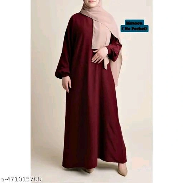 Trending Full Sleevs Naqaab Naqab For Womams Womans Girls Stylish Naqab(:No Pocket:)-: : Trending Classic Blue Modest Abaya Dress – Elegant Full-Length Attire: (: Shawl Not Included:)
Name: (:No Pocket:)-: : Trending Classic Blue Modest Abaya Dress – Elegant Full-Length Attire: (: Shawl Not Included:)
Fabric: Firdous
Sleeve Length: Long Sleeves
Pattern: Solid
Net Quantity (N): 1
- S