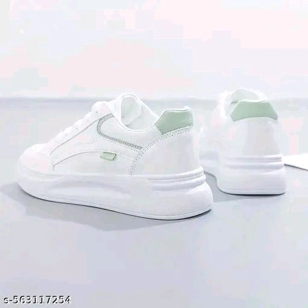 Women Casual Shoes
Name: Women And Men Casual Shoes
Material: Synthetic
Sole Material: Airmix
Pattern: Solid
Fastening & Back Detail: Lace-Up
Net Quantity (N): 1
Sizes:
IND-4 (Foot Length Size: 23.7 cm)
IND-5 (Foot Length Size: 24.4 cm)
Country of Origin: India - 9