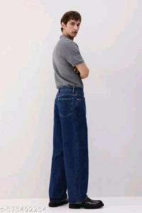 Z03
Name: Z03
Fabric: Cotton
Pattern: Dyed/Washed
Net Quantity (N): 1
Elevate Your Casual Manner with our Blue Baggy Fit Rigid Jeans. These jeans offer a relaxed fit around the waist and a loose fit down the legs, ensuring comfortable and unrestricted movement for all-day wear. Discover a perfect blend of manner and ease with these contemporary baggy fit jeans.
- 30