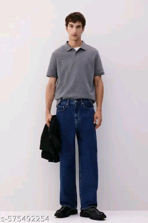 Z03
Name: Z03
Fabric: Cotton
Pattern: Dyed/Washed
Net Quantity (N): 1
Elevate Your Casual Manner with our Blue Baggy Fit Rigid Jeans. These jeans offer a relaxed fit around the waist and a loose fit down the legs, ensuring comfortable and unrestricted movement for all-day wear. Discover a perfect blend of manner and ease with these contemporary baggy fit jeans.
- 34