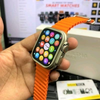 Digitick T800 Ultra Smart Watch with Beautiful Strap, Bluetooth Calling Smart Watch, 1.99" Touch Display with Fitness & Outdoor, Health & Medical Tracker, 8 Unique UI Interactions (Orange) - Persimmon, Free