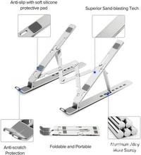 Explore Aluminium Leptop Stand - White