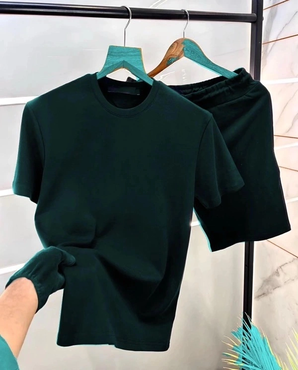 Premium Quality 100% Pure Cotton Co-Ord Set – Stylish NIKER T-Shirt With Comfort Fit - M