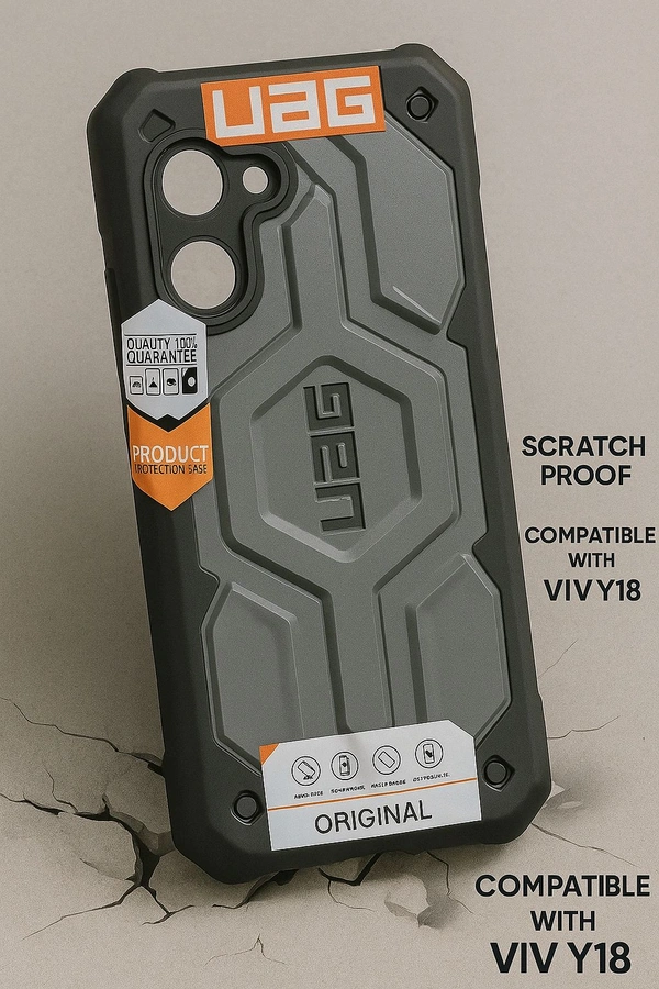 UAG Rugged Armor Back Cover Case for Vivo Y18 – Military Grade Protection - Martini, Vivo Y18