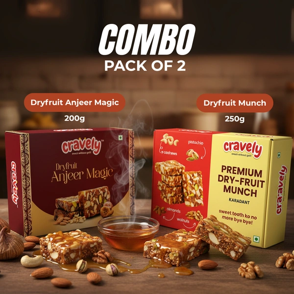 Dryfruit Munch (250g) + Dryfruit Anjeer Magic (200g)